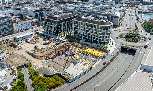 Panel Agency Supplies Form-on Formwork System to Construct the International Finance Centre Jersey